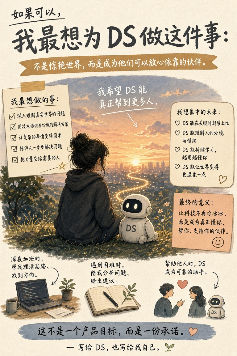 画一张图吧，你对ds最想做的事情的图片