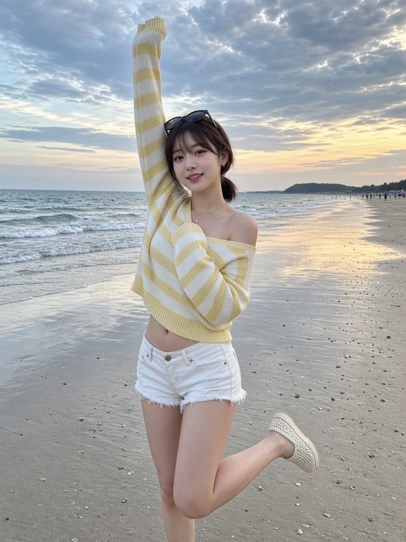 Vertical portrait full-body smartphone s…