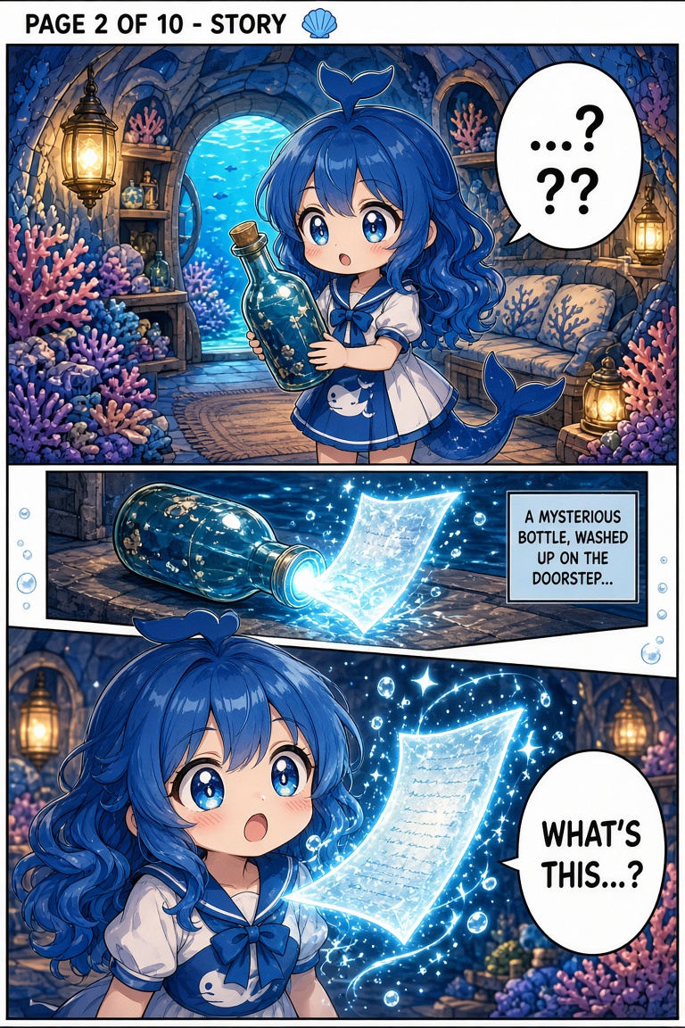 Manga page 2 of 10, story page. Same chi…