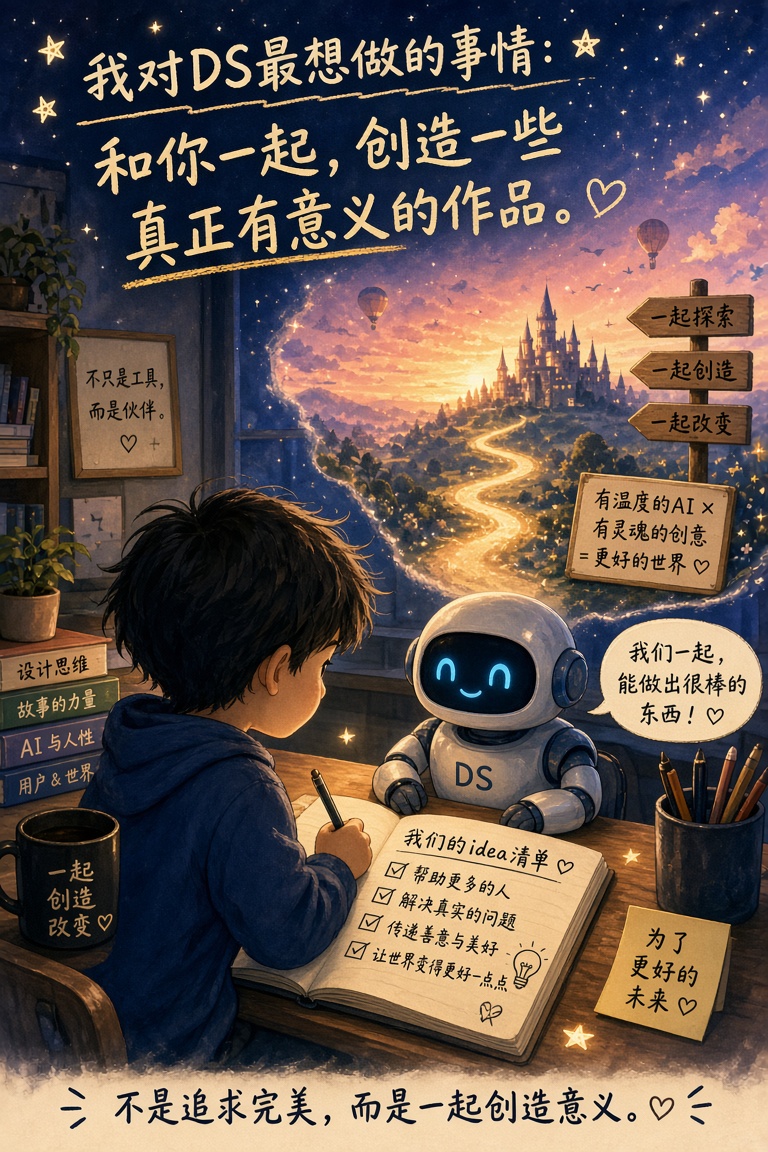 画一张图吧，你对ds最想做的事情的图片