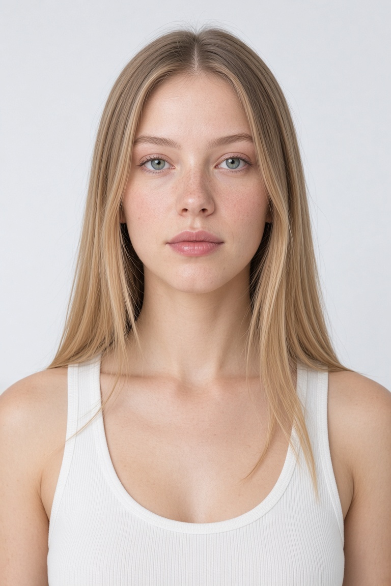 A square-format, photorealistic studio h…