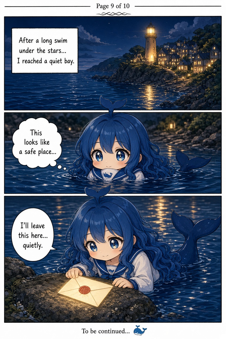 Manga page 9 of 10, story page. Same chi…
