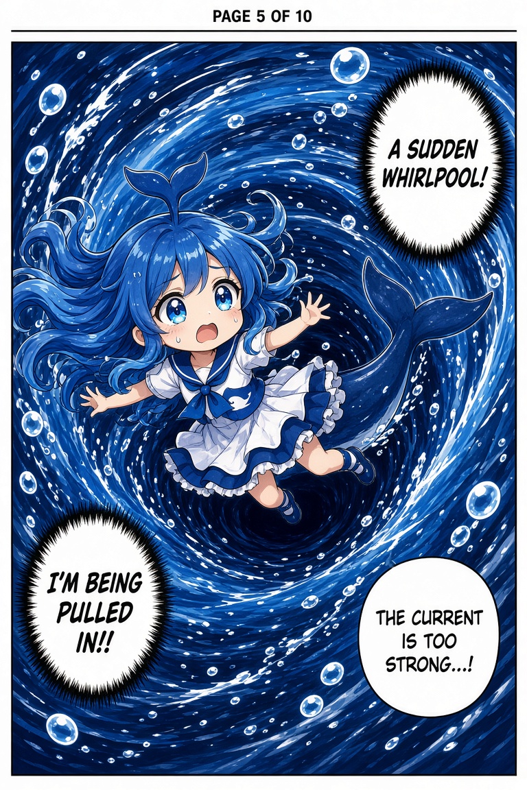 Manga page 5 of 10, story page. Same chi…