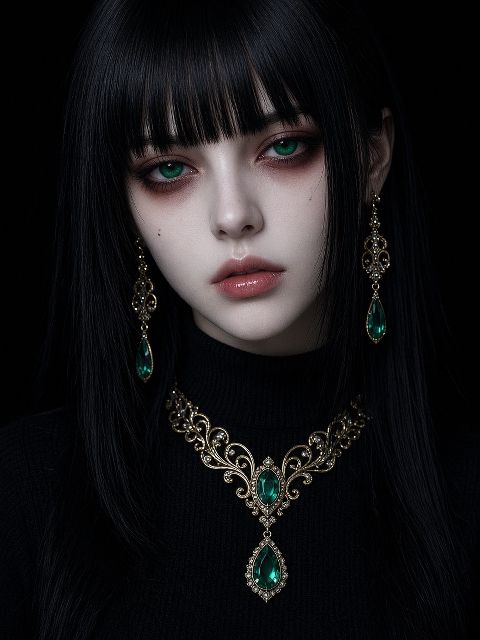 3:4 vertical ratio, Oriental adult femal…