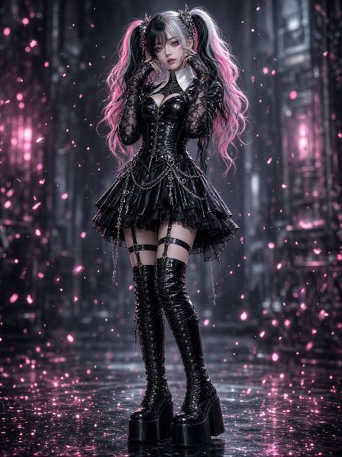 A single hyperrealistic cinematic gothic…